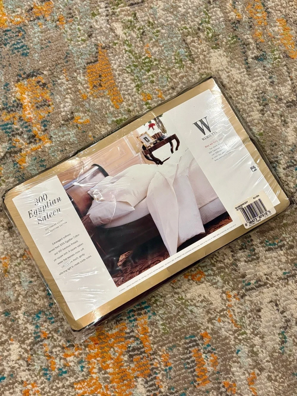 Wamsutta Egyptian Sateen 300 Twin Flat Sheet